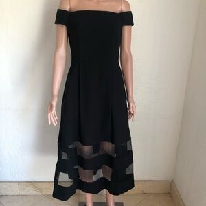 Aidan By Aidan Mattox Black Formal Cocktail Gown Dress Strapless Women’s Size 6